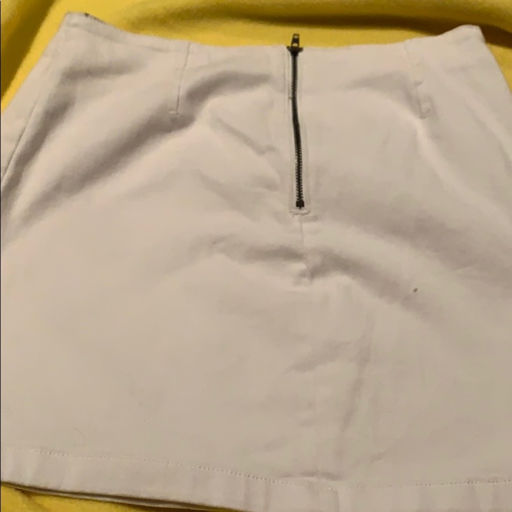 White skirt